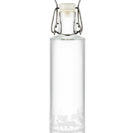 Alpine Edition Glass Bottle 600ml - Deer