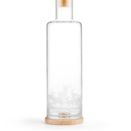 Alpine Edition Glass Carafe 1 litre - Deer
